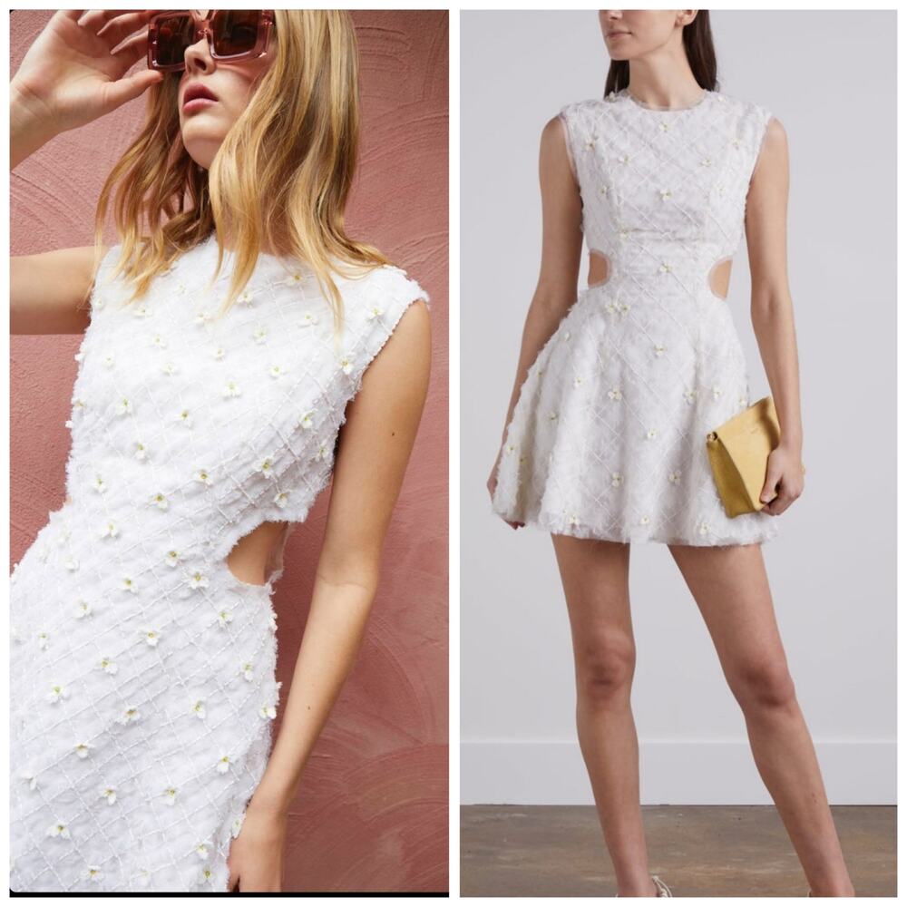 Aje White Mini Dress - Picture 3 of 16